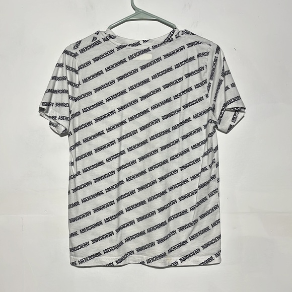 Abercrombie Kids White Abercrombie Graphic Cotton Tee Shirt Size 15/16 - Picture 5 of 5